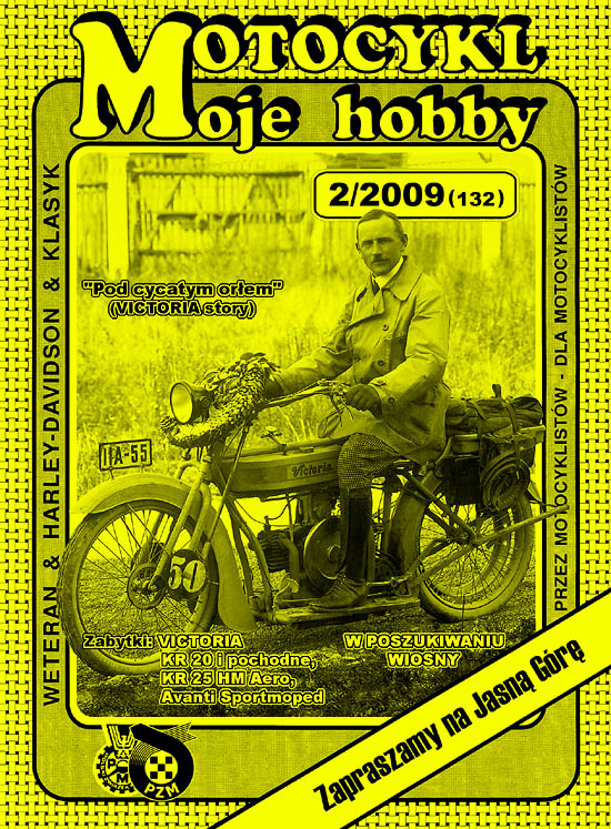 Okadka numeru 2/2009 (132) czasopisma Motocykl Moje Hobby