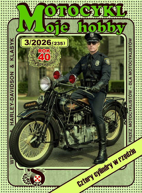 Okładka numeru 3/2026 (235) czasopisma Motocykl Moje Hobby