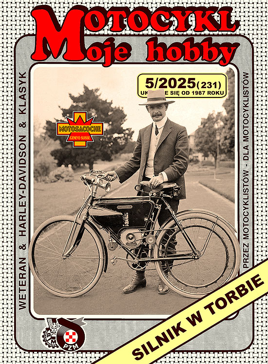 Okładka numeru 5/2025 (231) czasopisma Motocykl Moje Hobby