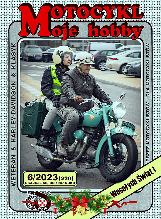 Okładka numeru 6/2023 (220) czasopisma Motocykl Moje Hobby
