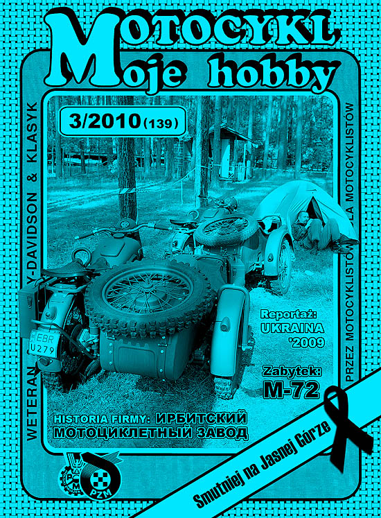 Okadka numeru 3/2010 (139) czasopisma Motocykl Moje Hobby